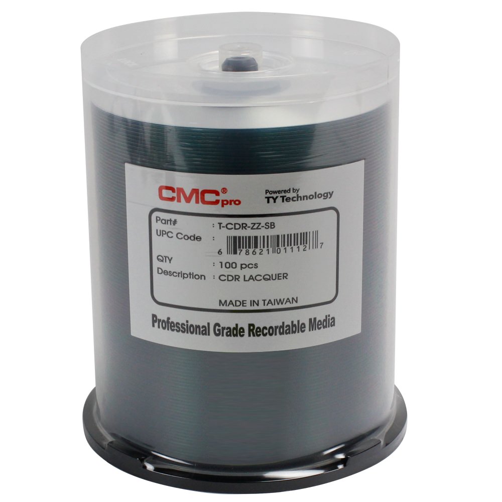 Printable CD Silver Inkjet CMC Pro CDROM2GO