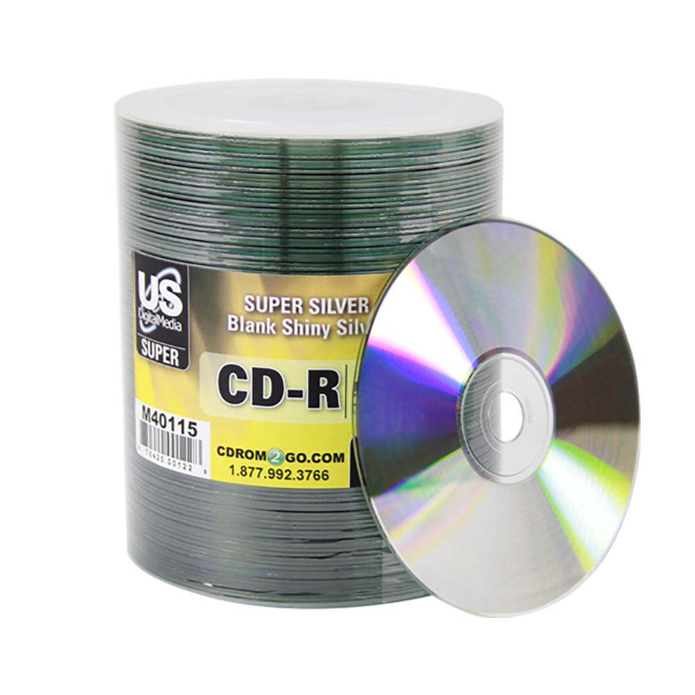 Blank 12cm green vinyl CD-R (700MB), bulk wrapped - Retro Style Media